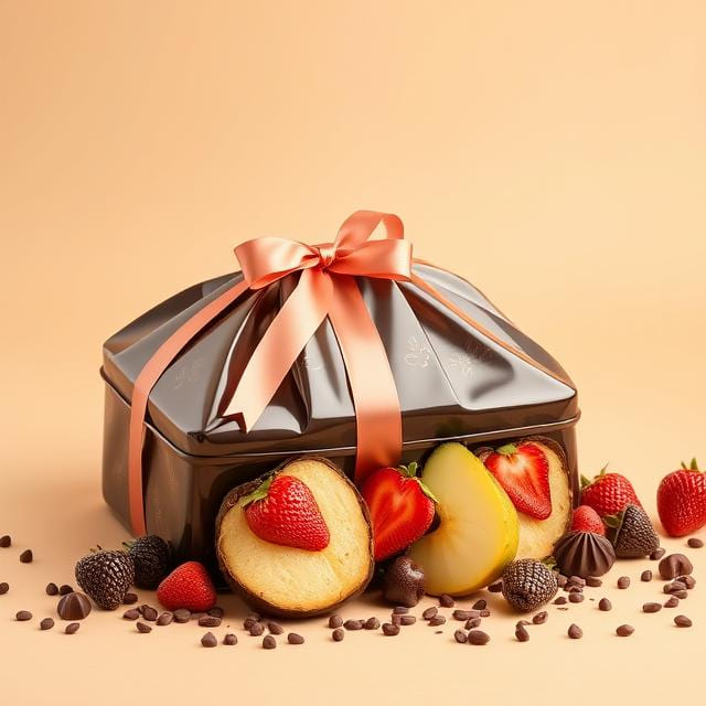 Chocolate-Covered Fruit Gift Set