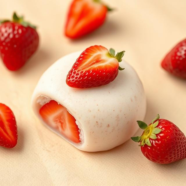 Strawberry Mochi